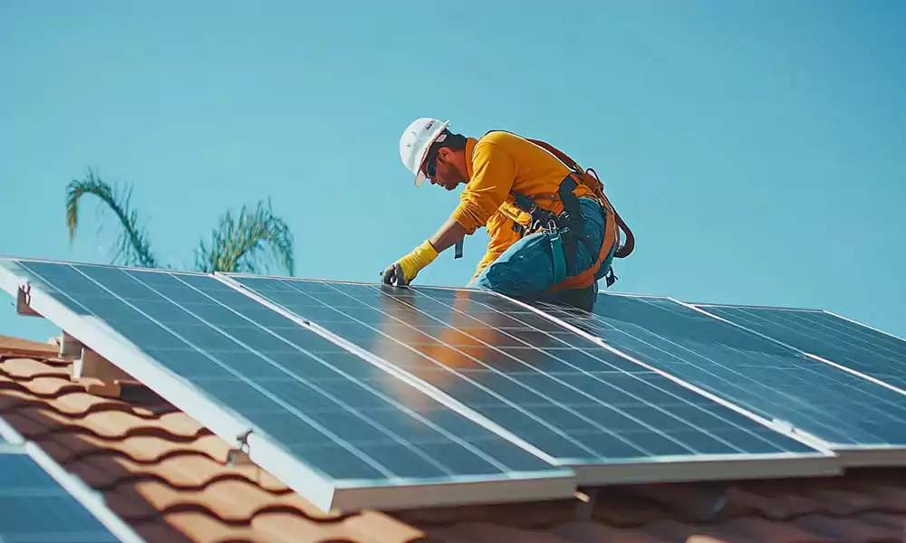 Roofing Angels Residential Solar Installation