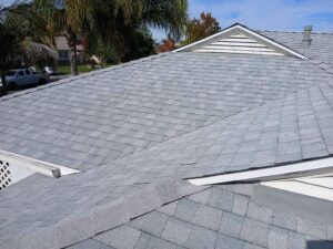 Asphalt shingle roofing installation process on residential home by Roofing Angels in Los Angeles, CA